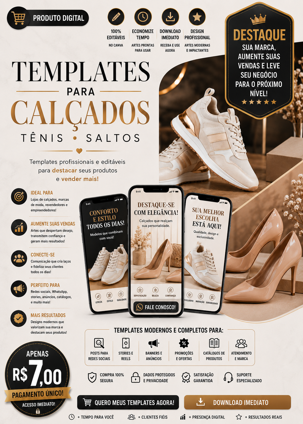Calçados Tenis Saltos