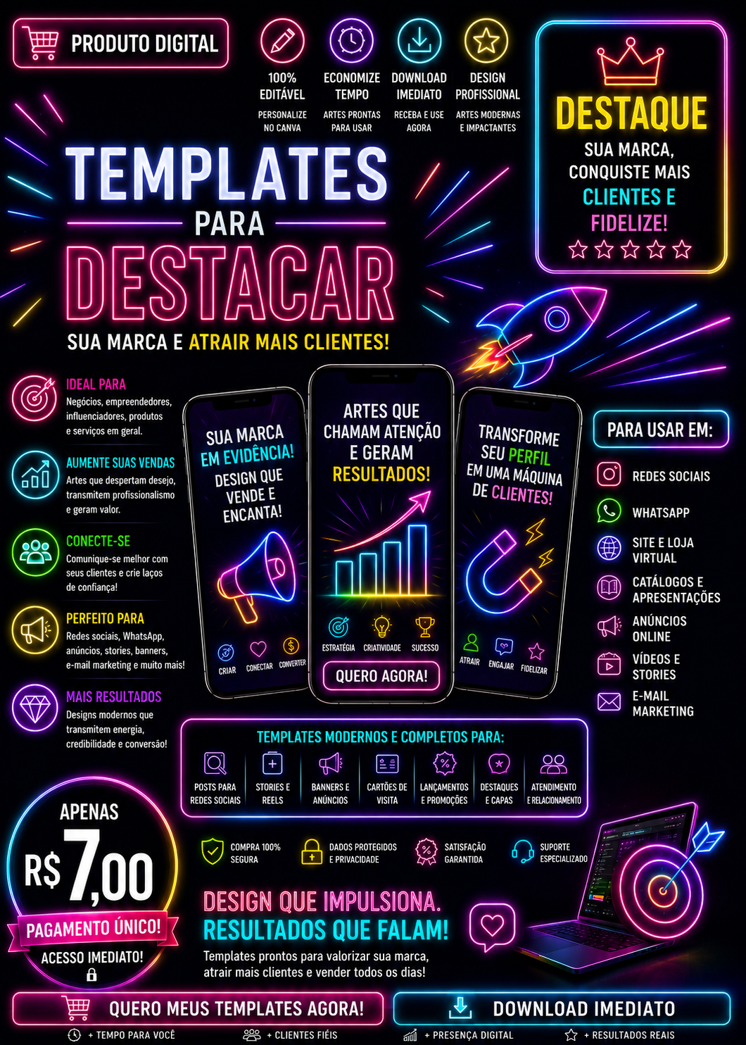 Modelo De Cores Neon